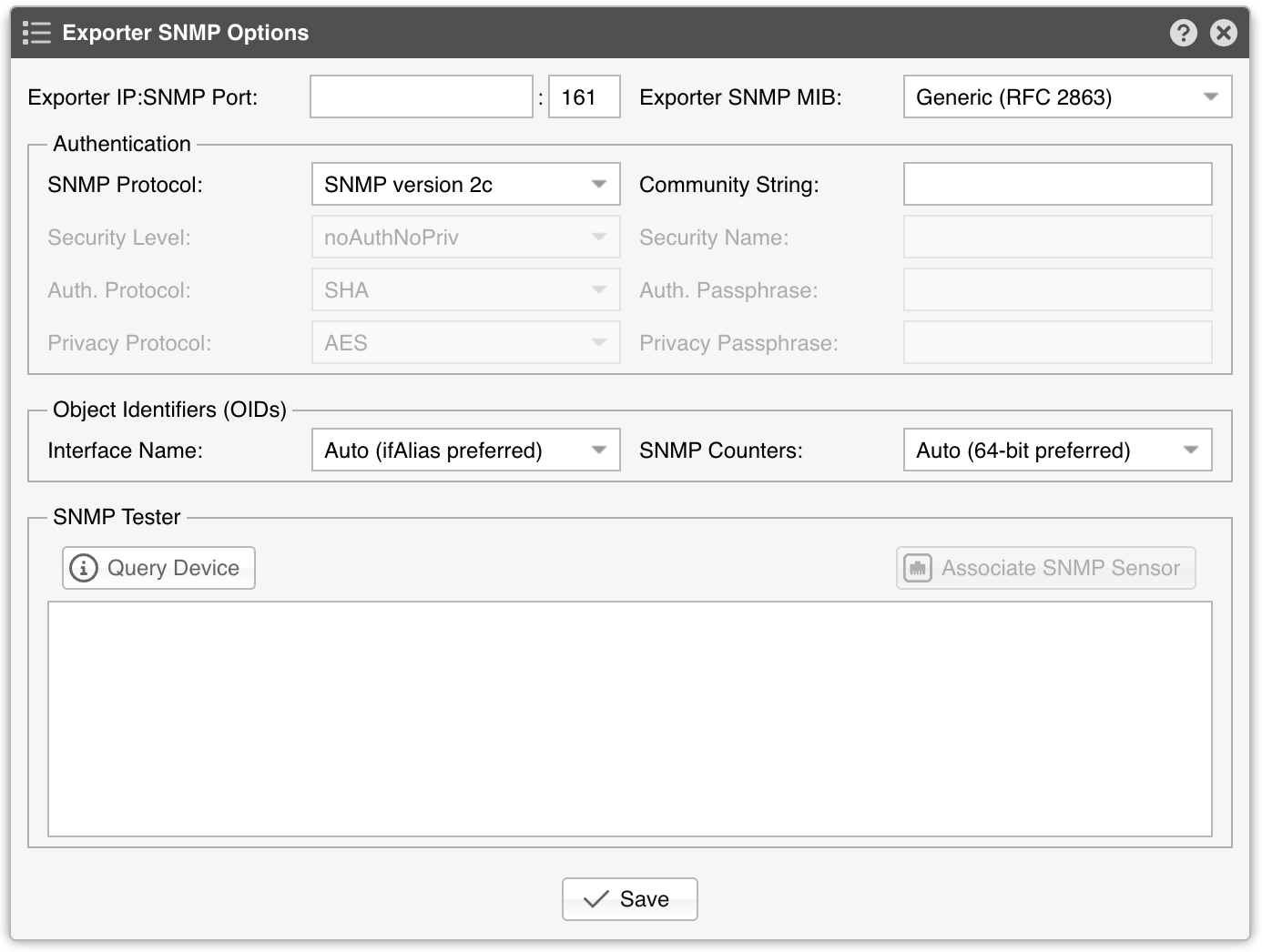 FLOW_SENSOR_OPTIONS_SNMP