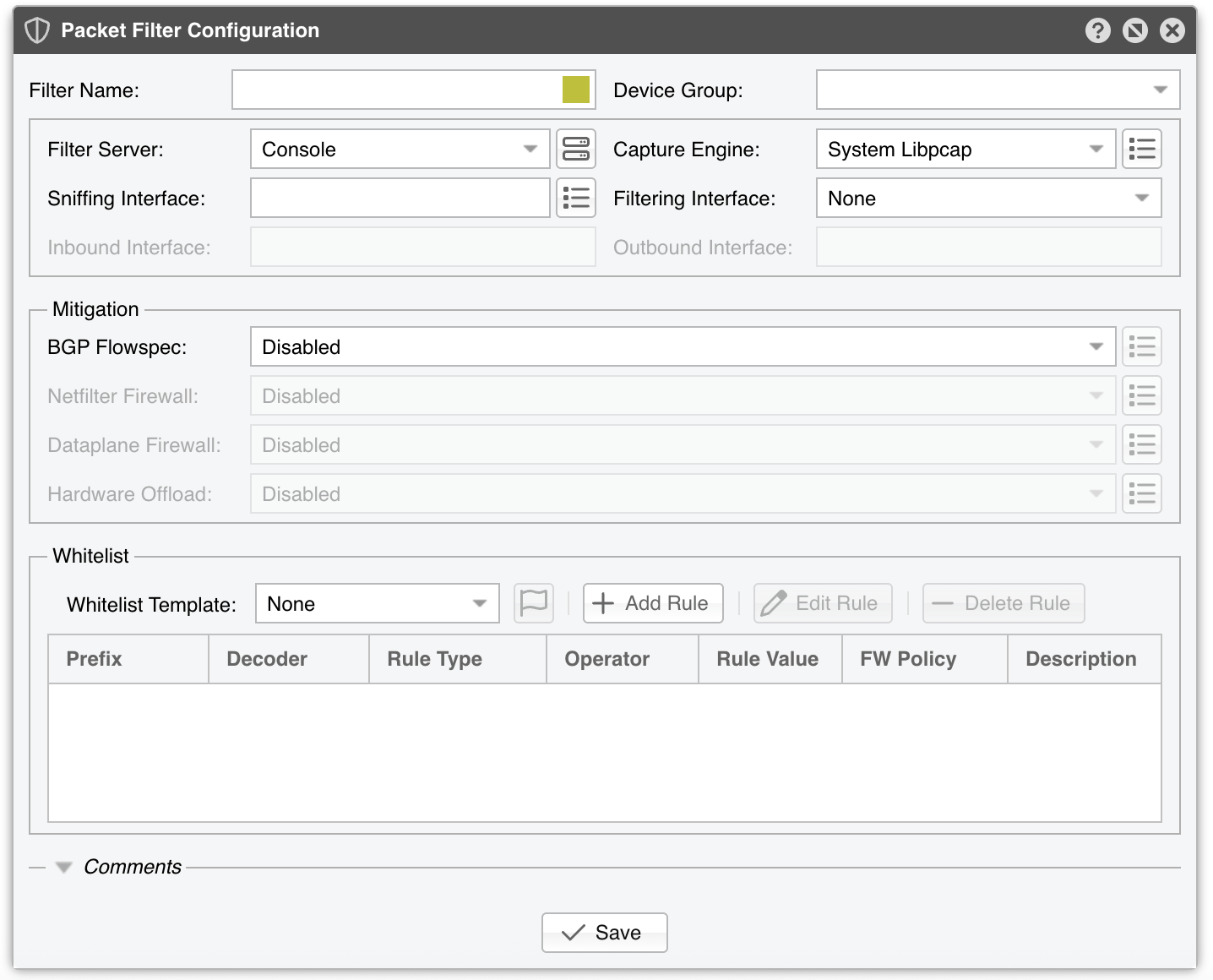 PACKET_FILTER_CONFIGURATION